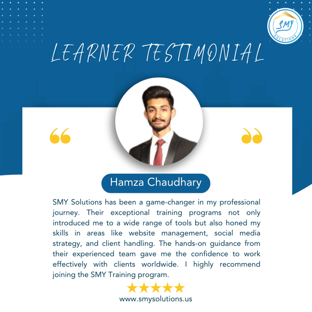 Copy of Learner testimonial