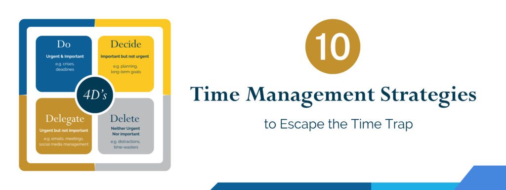 10 Time Management Strategies to Escape the Time Trap